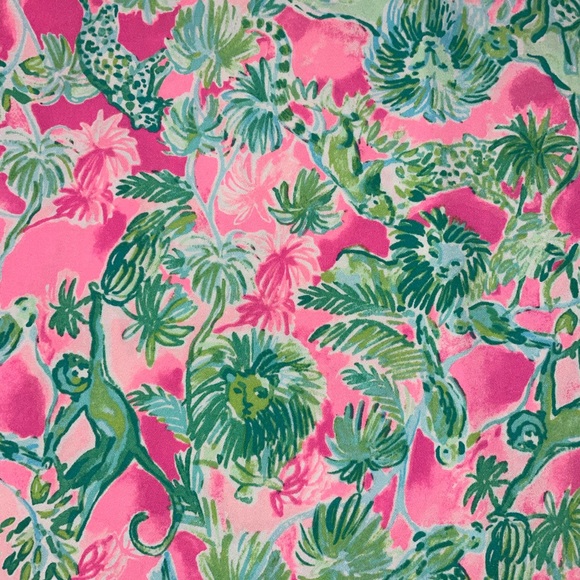 Lilly Pulitzer Yoke High Neck Shift Dress Jungle - Picture 5 of 5